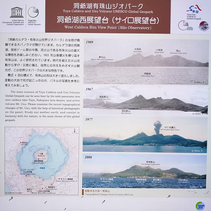 Recent topographical changes of Mt. Usu