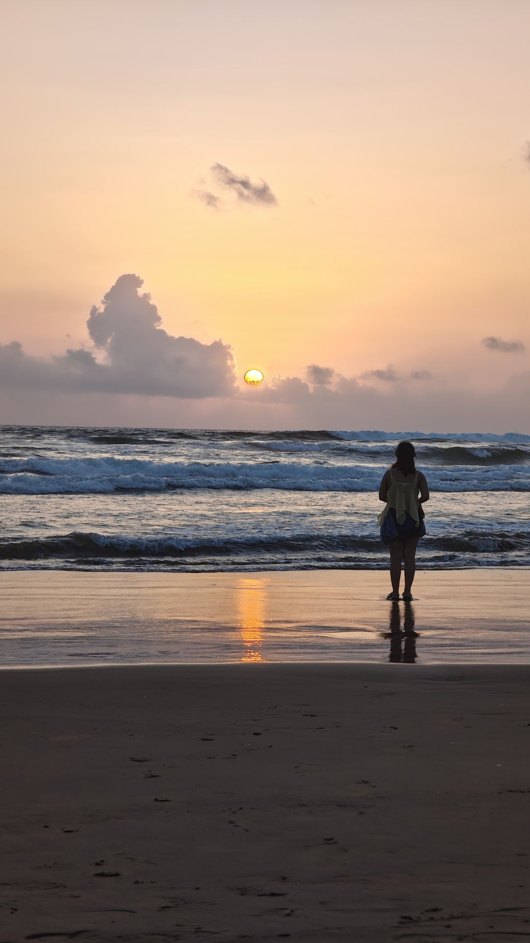Gokarna beach shoreline