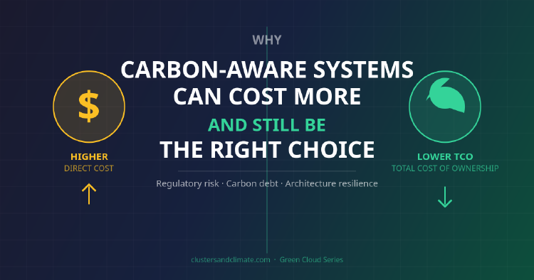 Why Carbon-Aware Systems Can Cost More and Still Be the Right Choice