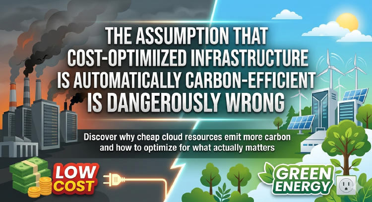 Cost Is Not Carbon: Why Cheap Systems Can Emit More
